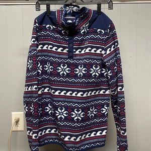 Vineyard Vines Fair Isle Patterned Fleece Teen